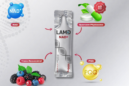 NAD+ 1000mg LipoBlend™ (Delicious Raspberry Formula)