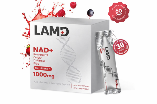 NAD+ 1000mg LipoBlend™ (Delicious Raspberry Formula)